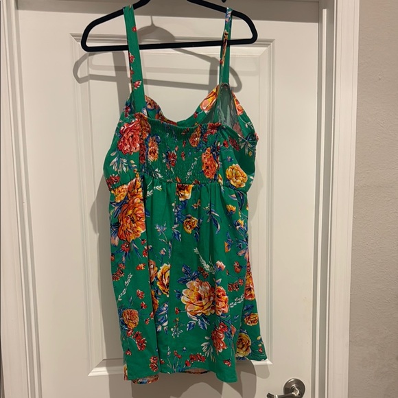 Forever 21 Green Sundress Sleeveless Scoop Neck Mini - Picture 5 of 5